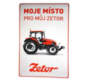 cedulka smaltov� Zetor (CZ) XX