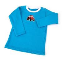 tričko dětské dl. rukáv modré, vel. 74-80